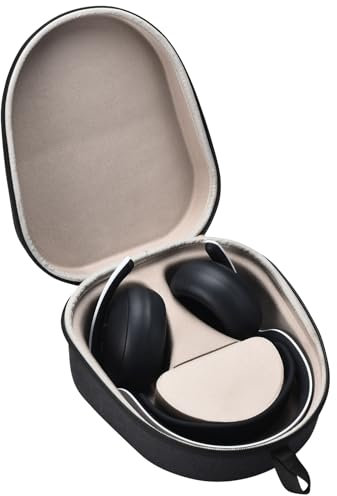 Hzycwgone Custodia per Playstation - Cuffie wireless con microfono PULSE Elite,Borsa Portatile da Viaggio Sacca con Fessura Magnetica per PS5 PULSE Elite Cavo(Nero)