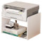 MEIZHITU Regal für Drucker, Drucker Schreibtisch Regal Holz Drucker Ständer Büro Desktop Drucker Rack Kopierer Rack Beistelltisch Regal für Drucker