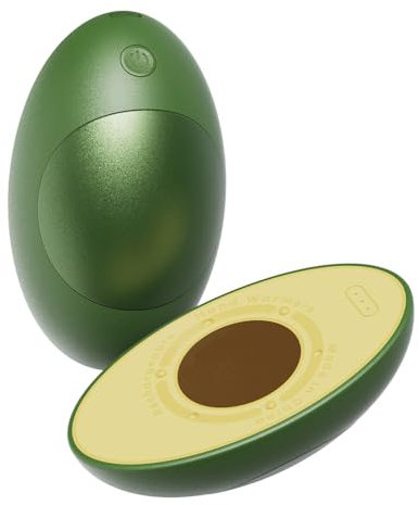BE-TOOL Wiederaufladbarer Handwärmer, 2500 mAh Avocados geformte Outdoor-Aktivitäten, Taschenheizung, 3 Stufen Wärme, tragbarer elektrischer Handwärmer für Damen und Herren