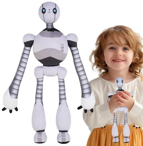 Genérico The Wild Robots Toy, Juguete De Peluche De Robot Salvaje De 35Cm, 2024 Ajustable Roz Buddy, Figuras Interactivas De Peluche para Amantes del Anime Y Niños