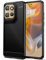 Qiinogow Coque pour Motorola Edge 50 Neo/S50/ThinkPhone 25, Étui Mince et Antichoc, Housse Souple en Fibre de Carbone TPU (Noir)