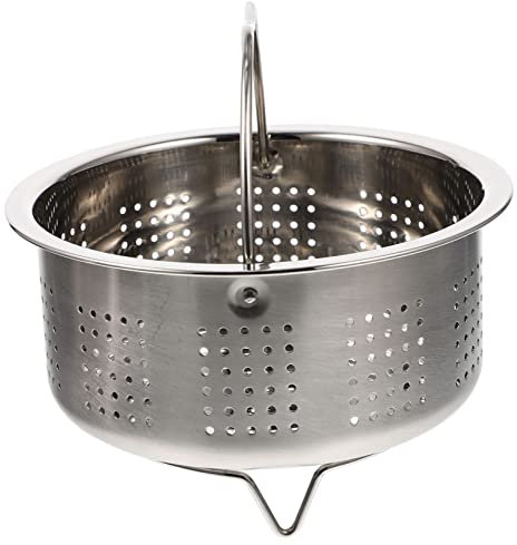 ULTECHNOVO Stainless Steel Rice Cooker Steamer Basket Insert for Vegetable Dumplings Multifunctional Kitchen Accessory for Steaming in Pot