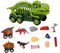 KONTONTY 1 Set Giocattoli Dino Car per Auto Istantanea Forma per Compleanni e Speciali Materiali Sicuri e Colorati