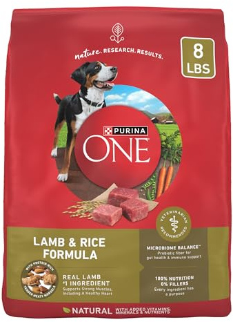 Purina ONE Dry Dog Food Lamb and Rice Formula - 8 lb. Bag