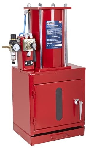 Sealey HCC08 Pneumatic Paint Can Crusher, 2.2 Ton Capacity