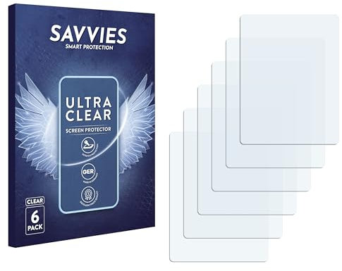 Savvies 6 Pack Screen Protector compatible with Nokia n95 8GB Protection Film Clear