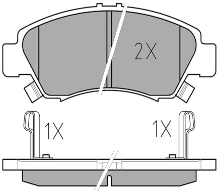 Meyle 025 216 9715/W Brake Pad Set, disc brake