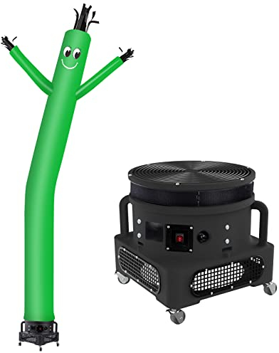 MOUNTO Handpuppe, Tänzerin, 6 m, mit 1HP Gebläse, 7,6 m, Grün