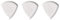 3x ChickenPicks Gitarren-Plektrum Badazz III 2,5 mm 10796644