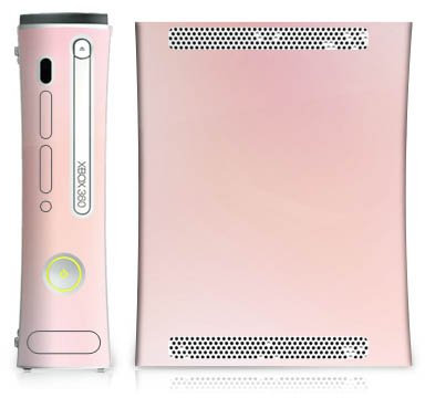 DeinDesign Skin Compatibile con Microsoft Xbox 360 Pellicola Adesivi Rosa Chiaro UtArt Nuvola