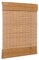 Ventanara® Raffrollo Bambus Bambusraffrollo Rollo inkl Montagematerial (braun, 80 x 160 cm)