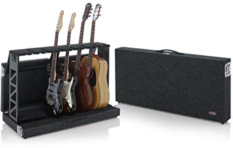 Gator Cases Rack Style Gitarrenständer; für bis zu sechs Akustik-, Elektro- oder Bassgitarren (GTRSTD6)