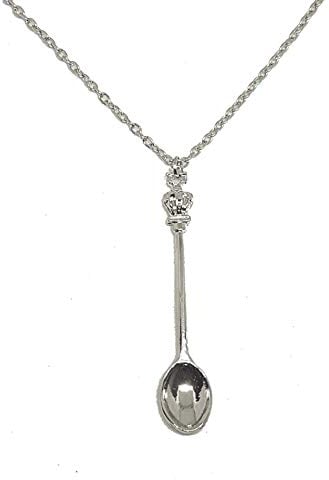 Flashez Royal Ket Spoon Necklace Mini Pendant Alice Snuff Ibiza Festival Necklace Sniff Snuff Gear
