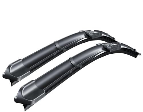 Mossa Escobillas limpiaparabrisas para la luna delantera adecuadas para Volvo V40 I (01.1995-08.2004) - escobillas planas Premium
