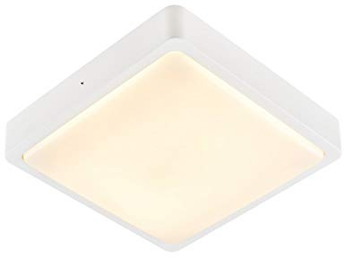 SLV AINOS SQUARE, Outdoor LED Wand- und Deckenaufbauleuchte weiß CCT switch 3000/4000K