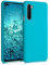 kwmobile Hülle kompatibel mit OnePlus Nord Hülle - Silikon Handy Case - Handyhülle weiche Oberfläche - kabelloses Laden - Cool Glacier