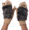 AIUII Handschuhe Winter Damen Cartoon Igel Handschuhe Verdicken Winter Handwärmer Gestrickte Handgelenkhandschuhe