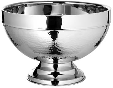 Fink Nassau/Punchbowl,Edelstahl,gehämmert/D.32cm,H.21,5cm