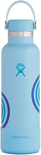HYDRO FLASK - Trinkflasche 621ml (21oz) - Refill For Good Edition - Vakuumisolierte Wasserflasche aus Edelstahl - Sportflasche mit auslaufsicherem Flex Cap - Standard-Öffnung - Geyser
