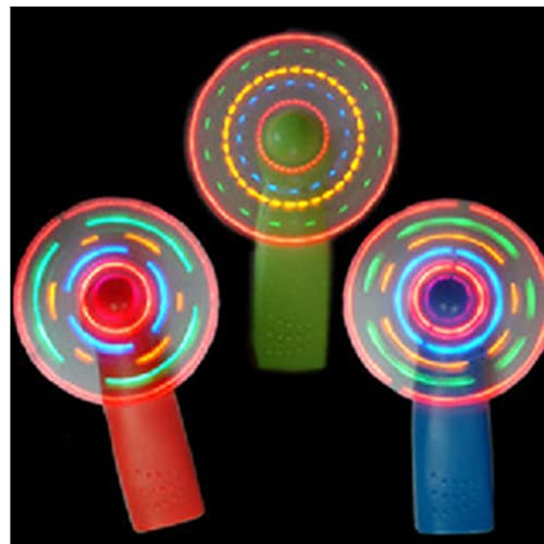 Onsinic Mini Ventilateur De Poche 3pcs Éclairage Lumineux Ventilateur À Main pour Enfants Home Bureau D'extérieur