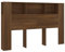 vidaXL Kopfteil Mit Ablagen und Regal - Wand-Kopfteil Bücherregal Betthaupt Schlafzimmer Braun Eichen-Optik 160x18,5x104,5cm