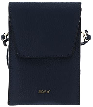 Abro Leather Adria Mobile Phone Bag Camilla Petrol