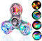 Steemjoey LED Fidget Hand Giocattoli, Jouet Soulagement du Stress, Anti-anxiété, Développement du Cerveau, Cadeau pour Enfants et Adultes - Cristal-Blanc