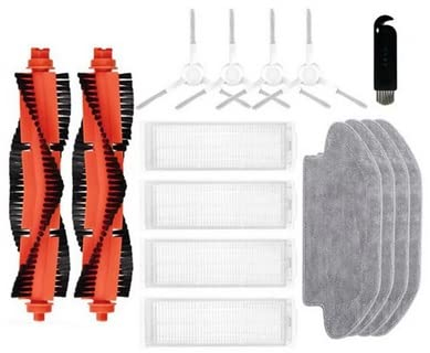 Kit accessori di ricambio per Xiaomi Robot Vacuum S12; Mi Robot Vacuum Mop 2 Lite/MJSTL / MJST1SHW XMSTJQR2S BHR5771EU Parti Spazzola Lato Principale Filtro Hepa