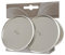 Dadeldo Living & Lifestyle Kerzenhalter 4er-Set Metall 6x10cm Silber Adventskranz Kerzenteller