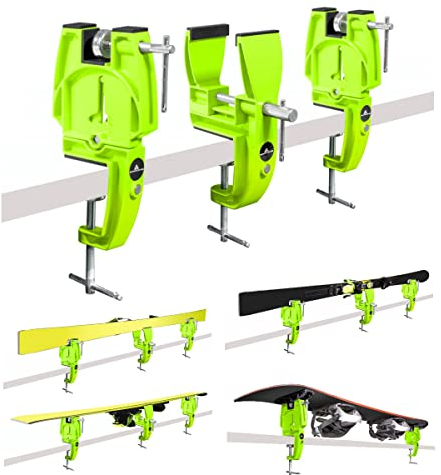 RaceWax SkinRocks Ski Vise Racing Skispanner Pro Plus World Cup Skihalterung grün