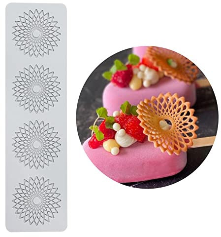 Katutude - Moule en Dentelle Fondante, Tapis de Silicone Patisserie Gâteau, Mat Tapis Fondant Gâteau Sugar Décorations D'artisanat, Moule Sugarcraft Mariage