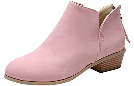 Stivali Invernali Donna 42 Fashion Stivali Stivaletti Stivali Estivi Donna Morbidi Bassi Stivali Gomma Bambina Stivali da Neve Donna Sandali Sposa Scarpe da Corsa Donna c-Rosa 17.99