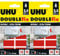 UHU Doppelstrips Transparent,Transparente doppelseitige Klebe- und Montage-Strips, 12 Strips (Packung mit 2)
