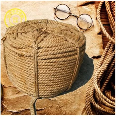 Cuerda de yute gruesa for terrazas, cuerda de yute, cuerda de 40 mm de grosor, cuerda de yute, cuerda trenzada for jardinería, agrupación, decoración de camping (tamaño: 18 mm, 25 m) (tamaño: 10 mm, 2