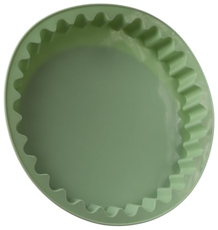 MARELIDA Backform - Kuchenform - Tarteform - Silikon - rund - D: 26,5cm (mintgrün)