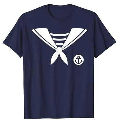 Matrose Seeman Kostüm Verkleidung für Karneval Fasching T-Shirt