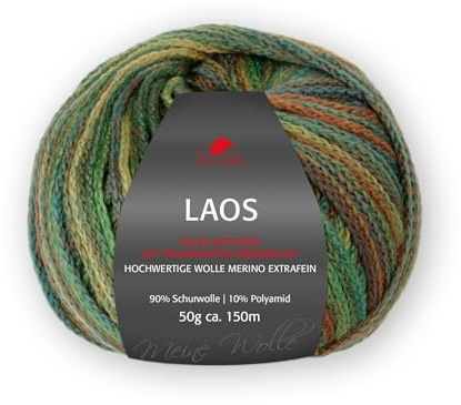 PRO LANA Laos - Farbe: Jungle (83) - 50 g/ca. 150 m Wolle