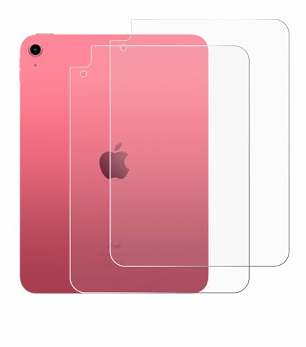 BROTECT (2 Stück Schutzfolie für Apple iPad 10.9 2022 (Rückseite, 10. Gen.) Displayschutz Folie Ultra-Klar