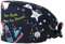 2 Stück Zähne Bedruckte Scrubs Mütze mit Knöpfen Verstellbare Baumwoll Scrub Cap Bouffant Mütze Damen Scrubs Hüte Unisex Stillkopfbedeckung,L,Einheitsgröße