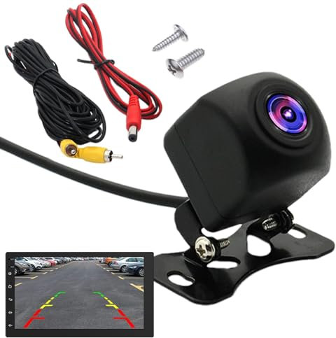 Auto Rückkamera | High Definition Rückfahrkamera Weitsicht | Backup Rückfahrkamera Einparken Kamera Nachtsicht Einparkhilfe für Pickup, Wohnmobile, LKWs, SUVs