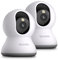 blurams Indoor Security Camera, 1080P Cameras House Security, 360° Home Security Camera, AI Facial Recognition, Night Vision, Motion Detection, Siren, Cloud&SD(2.4GHz Only)