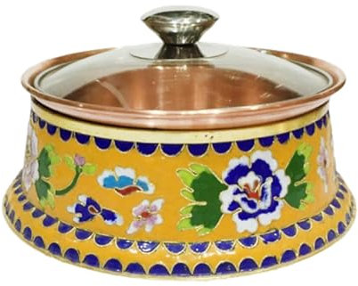 OYWEHECE Fondue Pots Small Hot Pot Single Copper Hot Pot Induction Cooker Hot Pot Small Copper Pot Household Small Stove Hot Pot,C