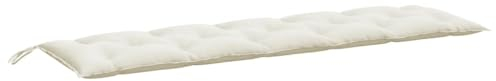vidaXL Gartenbank-Auflage Melange Creme 180x50x7 cm Stoff