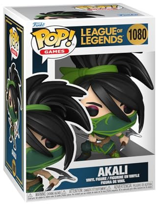 Funko Pop! Games: LOL - Akali - League of Legends - Vinyl-Sammelfigur - Geschenkidee - Offizielle Handelswaren - Spielzeug Für Kinder und Erwachsene - Video Games Fans - Modellfigur Für Sammler