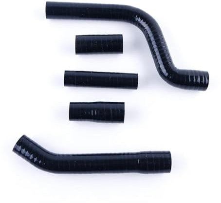 BPOioop Kit de Silicona para Manguera de refrigerante de m Kit De Manguito De Refrigeración De Radiador De Silicona para Motocicleta, Tubos para YZ250F YZF250 2010 2011 2012 2013(Black)