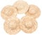 DIYEAH 5St Mini-Strohhut kindermütze caps für für kollegen Small hat Props Miniaturhüte handmass Mini -Strohhut Strohhut-Foto-Requisiten Kleiner Hut Foto-Requisite