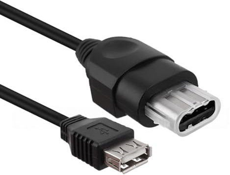 Câble Convertisseur USB Femelle vers 5 Broches pour Manette de Jeu compatible avec Xbox 1ère Génération Origine | 80cm | Pas pour Xbox One / 360