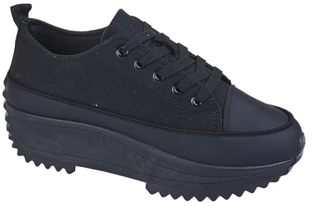 Urban Jacks Acapulco Women's Platform Canvas Trainers