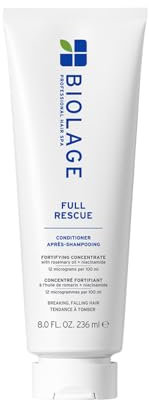 Biolage Conditioner gegen Haarausfall für feines Haar, geeignet für alle Haartypen, angereichert mit Rosmarinöl, Niacinamid und Vitamin B, Full Rescue, 236 ml