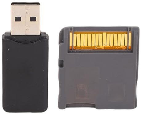 ASIC Chip Video Game Flash Card for NDS 2DS 3DS Console, 4G-128G Memory Card Support, with Card Reader (Silver)